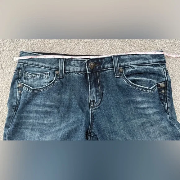 ReRock for Express Low rise Bootcut Jeans 8R - Picture 9 of 11